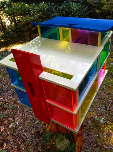 RetroMemento Kaleidoscope House DEI Dollhouse Bozart Toys MoMa Museum Exhibit Wheelwright Simmons 