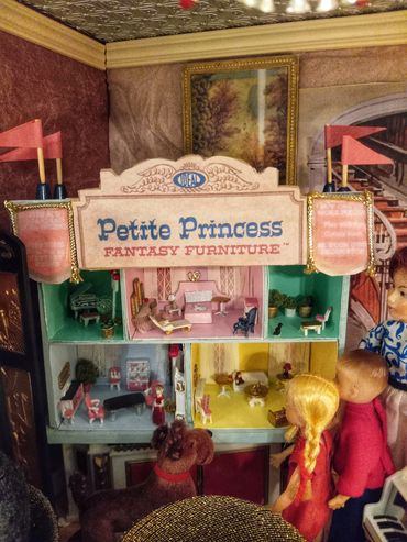 RetroMemento Dollhouse Museum Miniatures Petite Princess  IDEAL Toys Japan 1964 1965 Princess Patti 