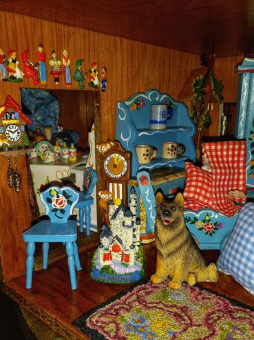 RetroMemento Dollhouse Wonderments Dolls Museum Miniatures Dora Kuhn Felt BAPS Germany FAO SCHWARZ