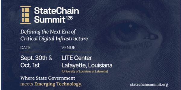 StateChain Summit about critical digital infrastructure in Lafayette, Louisiana.