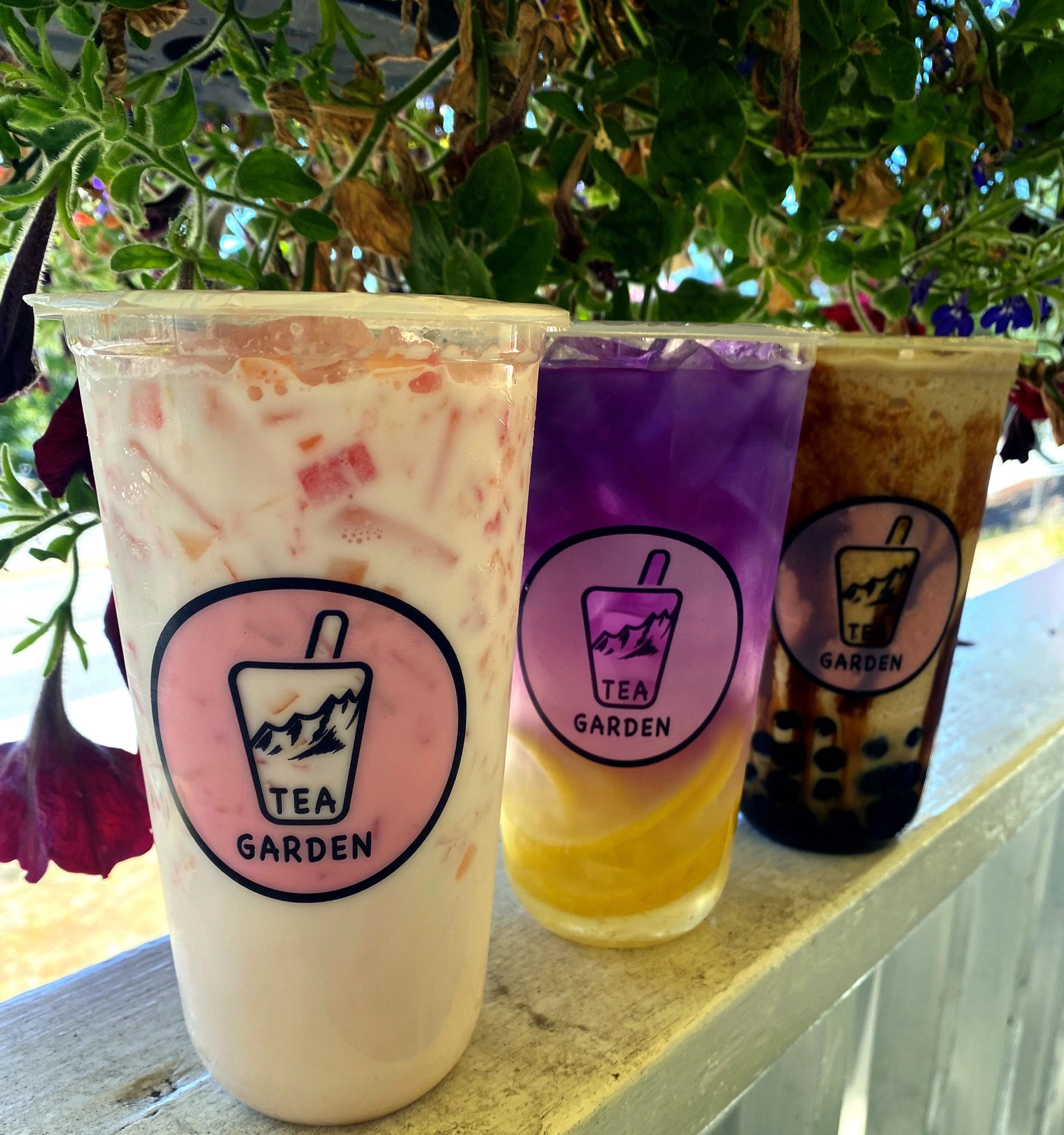 Tea Garden Bubble Tea, Menu