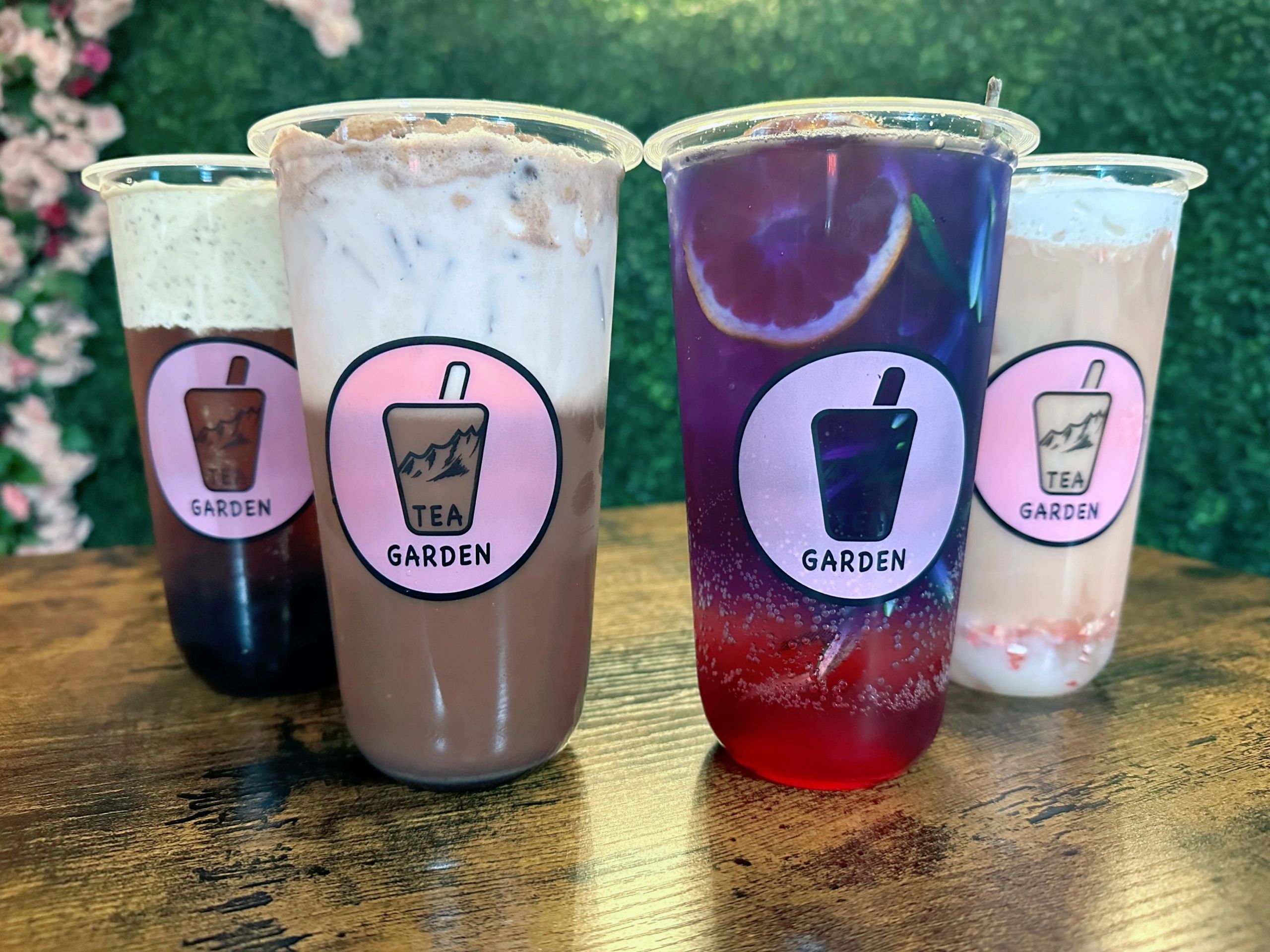 Tea Garden Bubble Tea, Menu