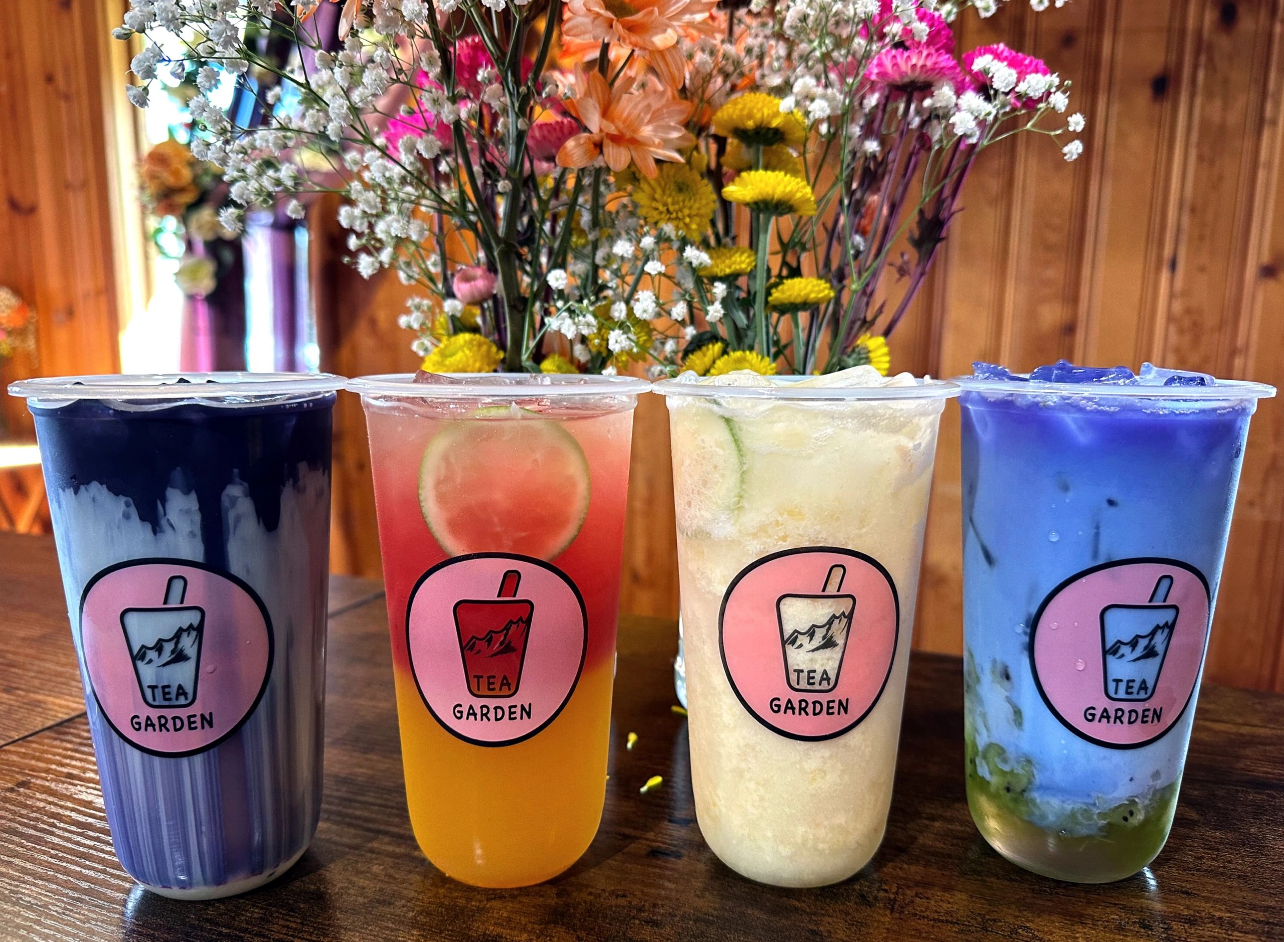 Tea Garden Bubble Tea, Menu