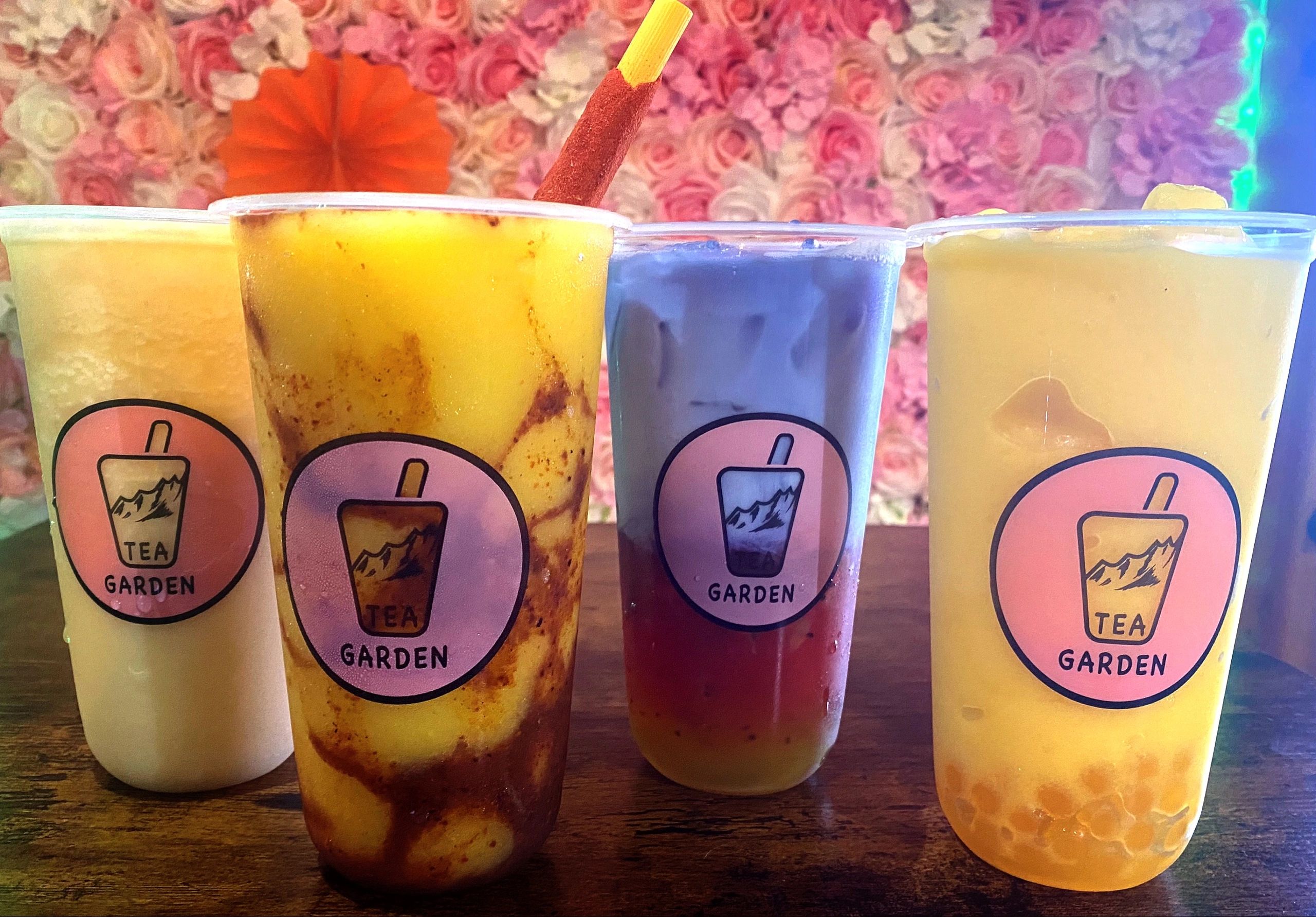 Tea Garden Bubble Tea, Menu