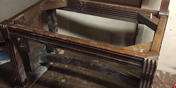 A Wooden Board In A Wood Frame Section
