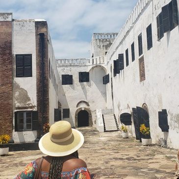 Taking in Elmina Castle which acted as a depot where enslaved Africans were brought and sold.