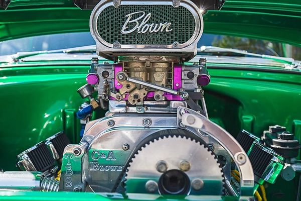 Super Charger on Hot Rod