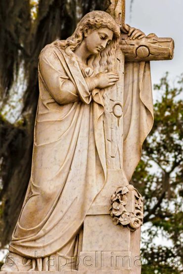 Cemetery Angel Statuary  Bonaventure Cemetery, Savana, GA