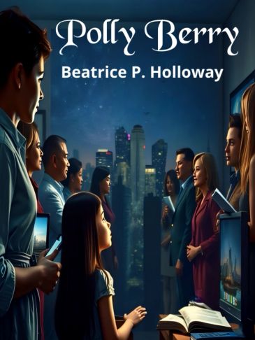 Book cover titled Polly Berry by Beatrice P. Holloway with characters facing each other.