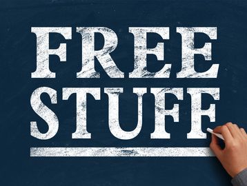 Free stuff sign
