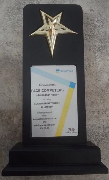 Customer Retention Champion Reward for FY 2022-23 from Tally