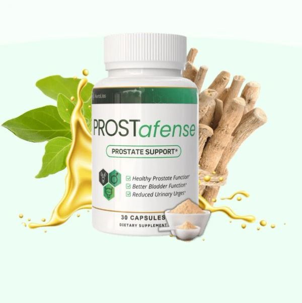 PROSTafense supplement for prostate and bladder health with natural ingredients.