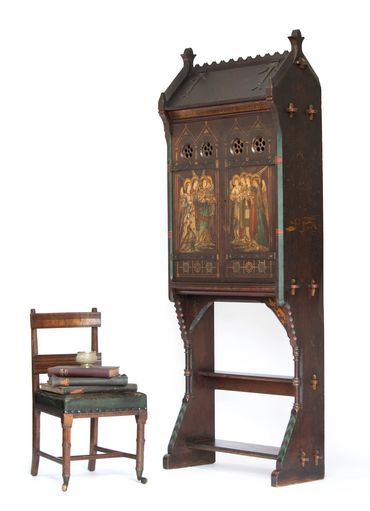cupboard designed by Sir Arthur William blomfield