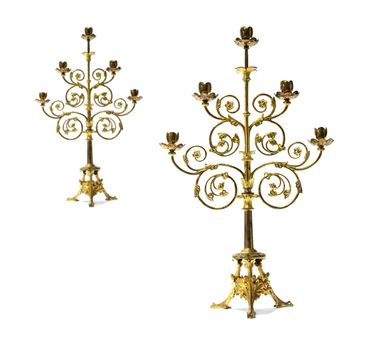 candle stick designed by Viollet-le-duc