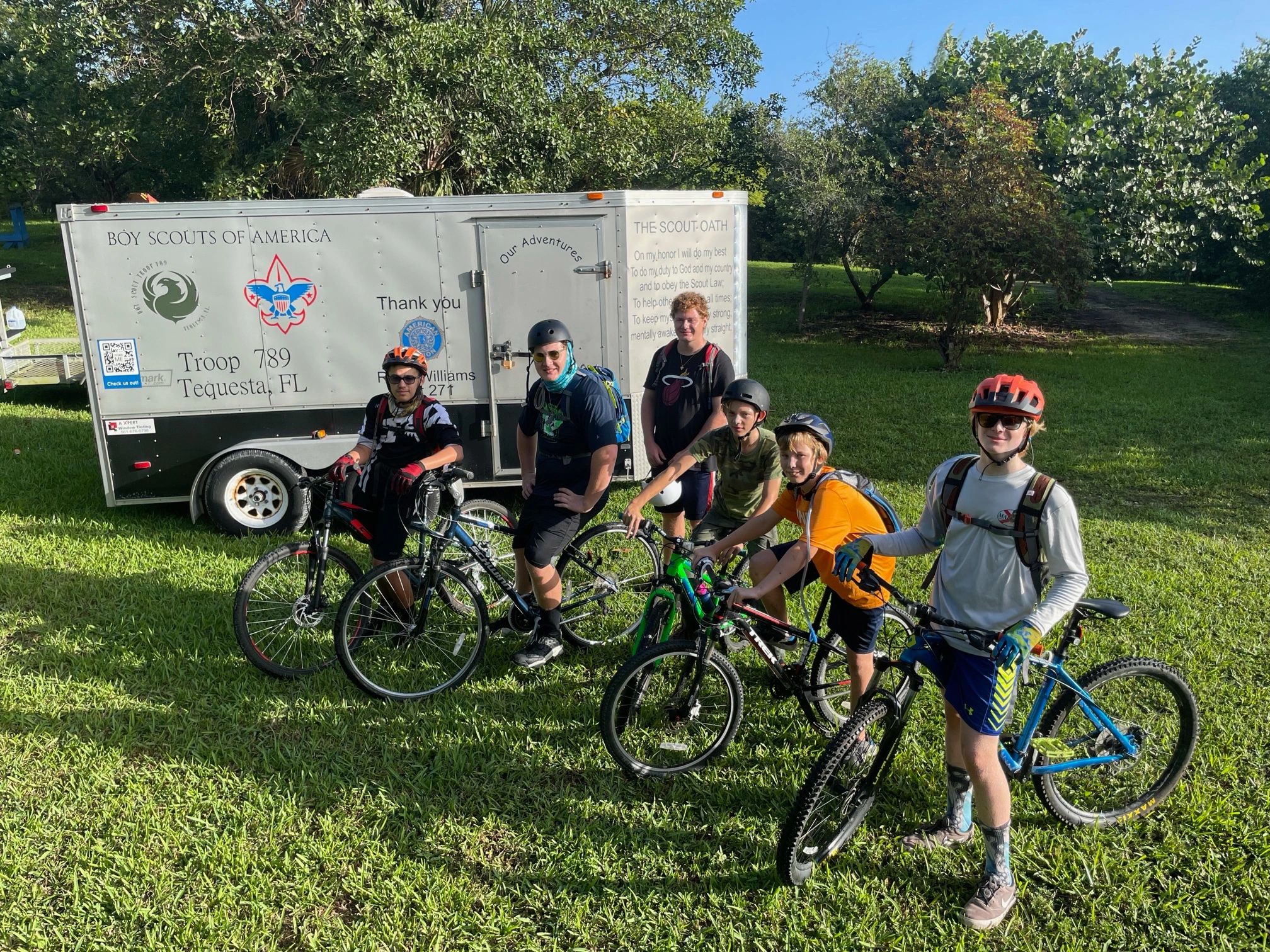 Boy scouts troop 789 in Jupiter, Florida