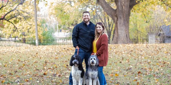 Husband and Wife Goldendoodle Breeder and Trainer Service Dogs