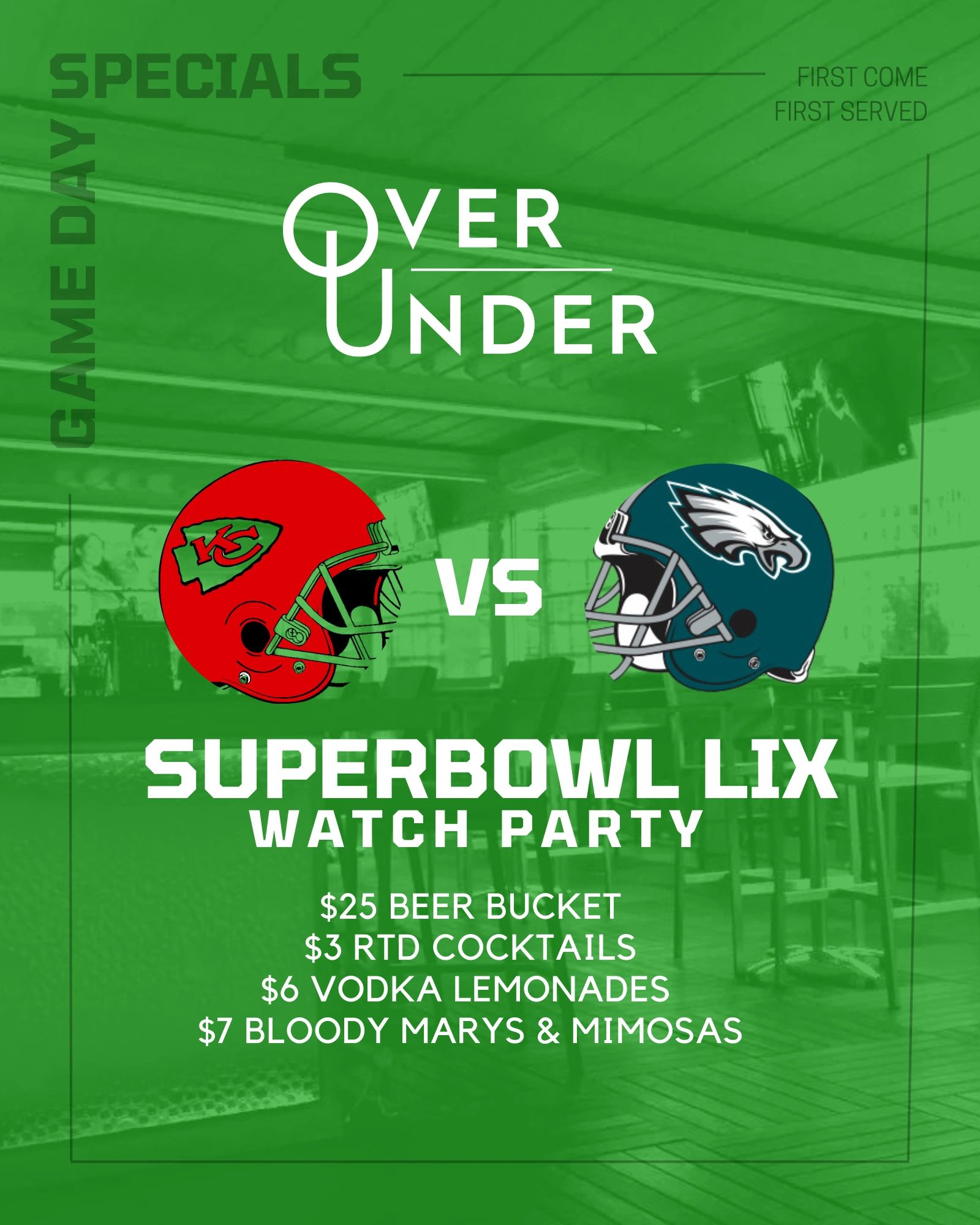 SUPERBOWL WATCH PARTY