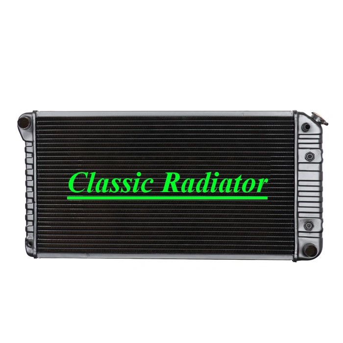 7174 Cadillac 28.25" Regular 4 row Copper/Brass Radiator