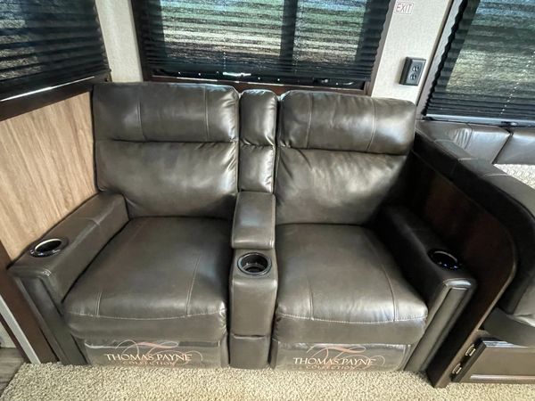 Recliners with massage and heat