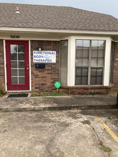 Front of Functional Body Therapies in Fort Smith Arkansas, where in-person appointments take place.
