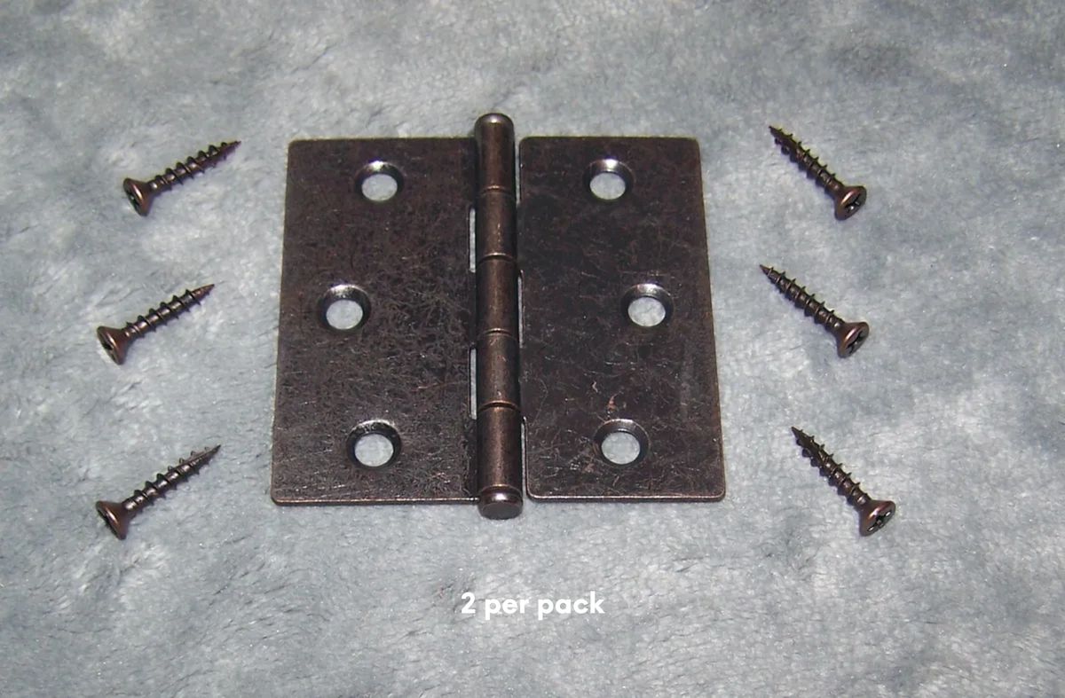 Plantation Shutter Hinge 2 1/2" X 2 1/2" (OB) Oil Bronze