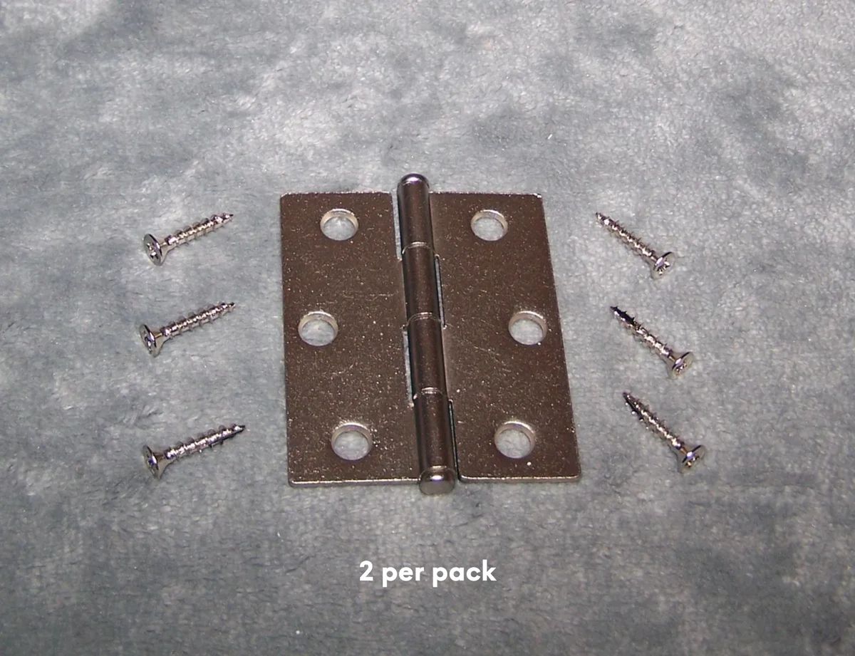 Plantation Shutter Hinge 2 1/2" X 2" (NS) Nickel Satin