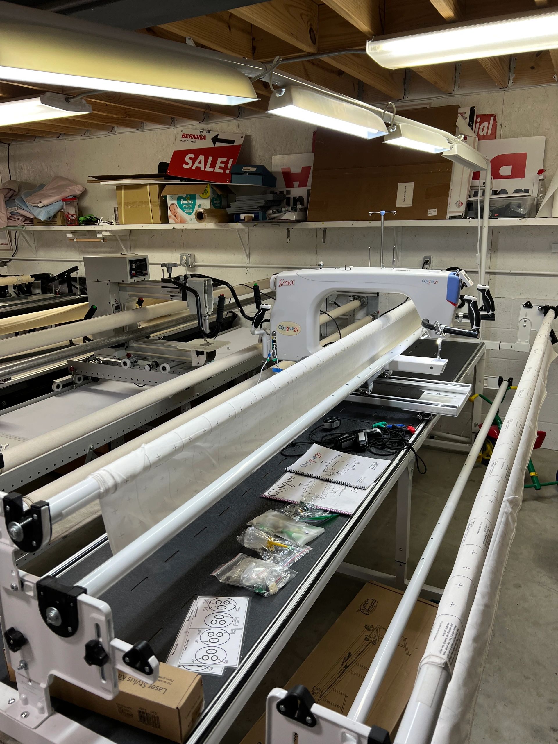 For Sale Grace Q'nique 21 Longarm Quilting Machine