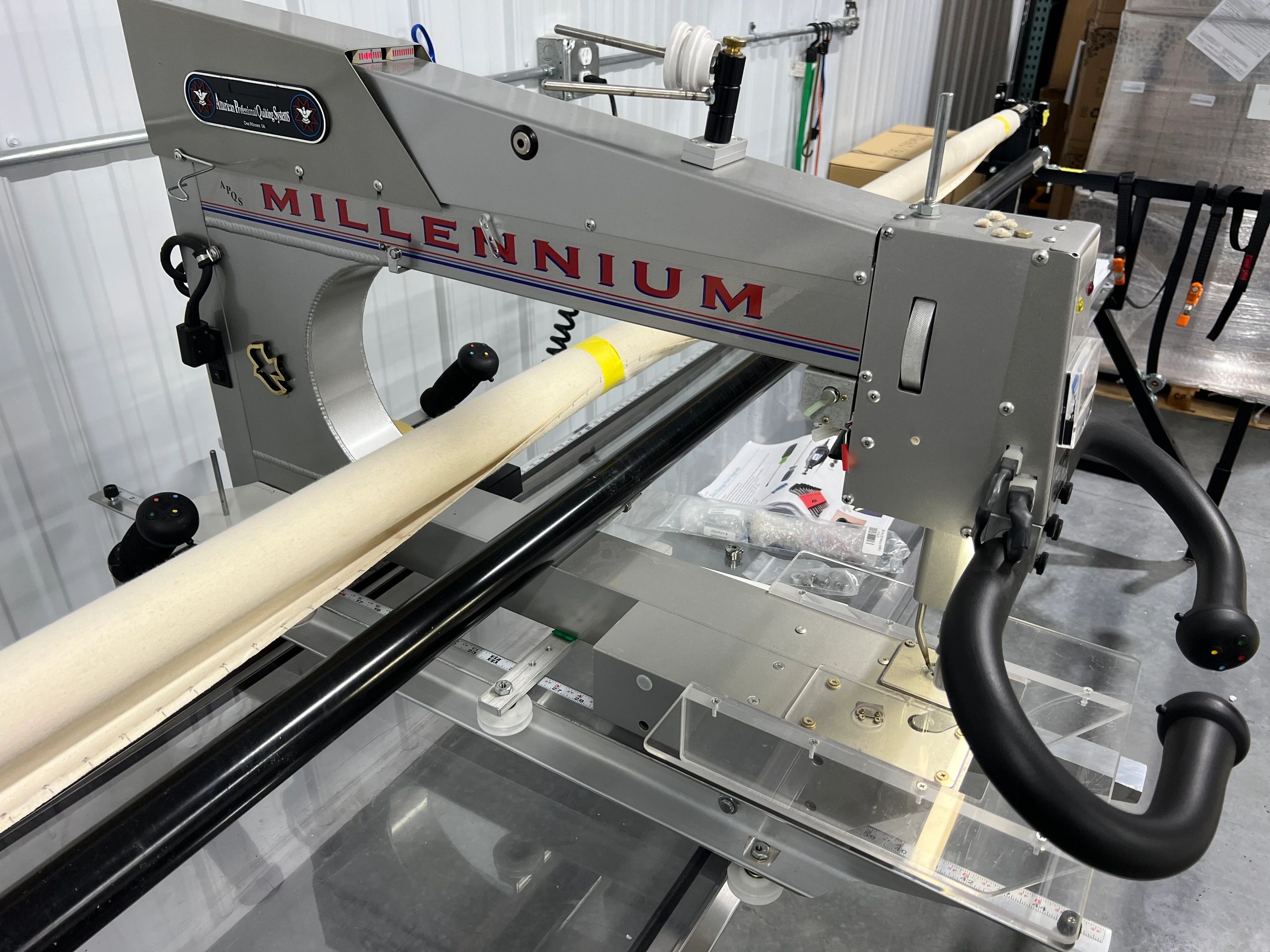 For Sale APQS Millennium Longarm Quilting Machine + 12 FT Frame