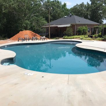 Custom Swimming Pool Installation in Anderson, SC by trusted Carolina Pool Builders SC