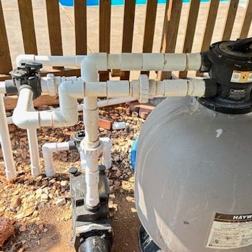 Carolina Pool Builders SC handles pump replacement, liner patching, re-piping & sand filter repairs.