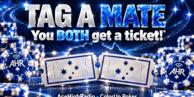 Promotion to tag a friend and get two tickets.