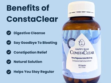ConstaClear benefits include digestive cleanse and constipation relief.