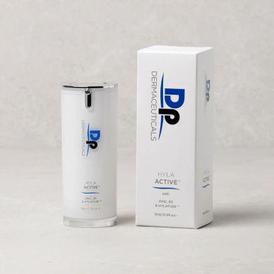 Dermaceuticals Hyla Active skincare product with packaging.