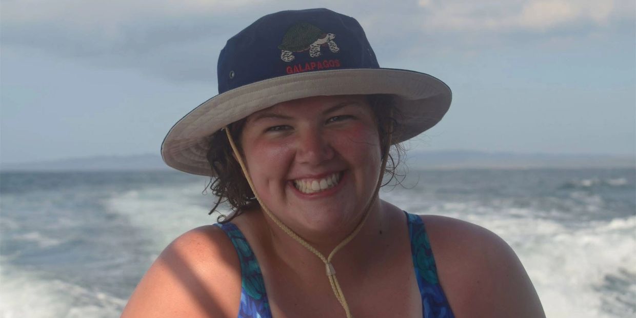 Marine Scientist smiling on Ocean Adventure