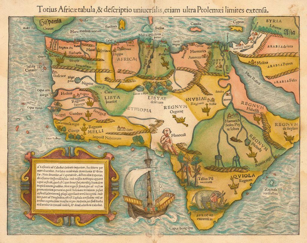 One of the oldest maps of Africa