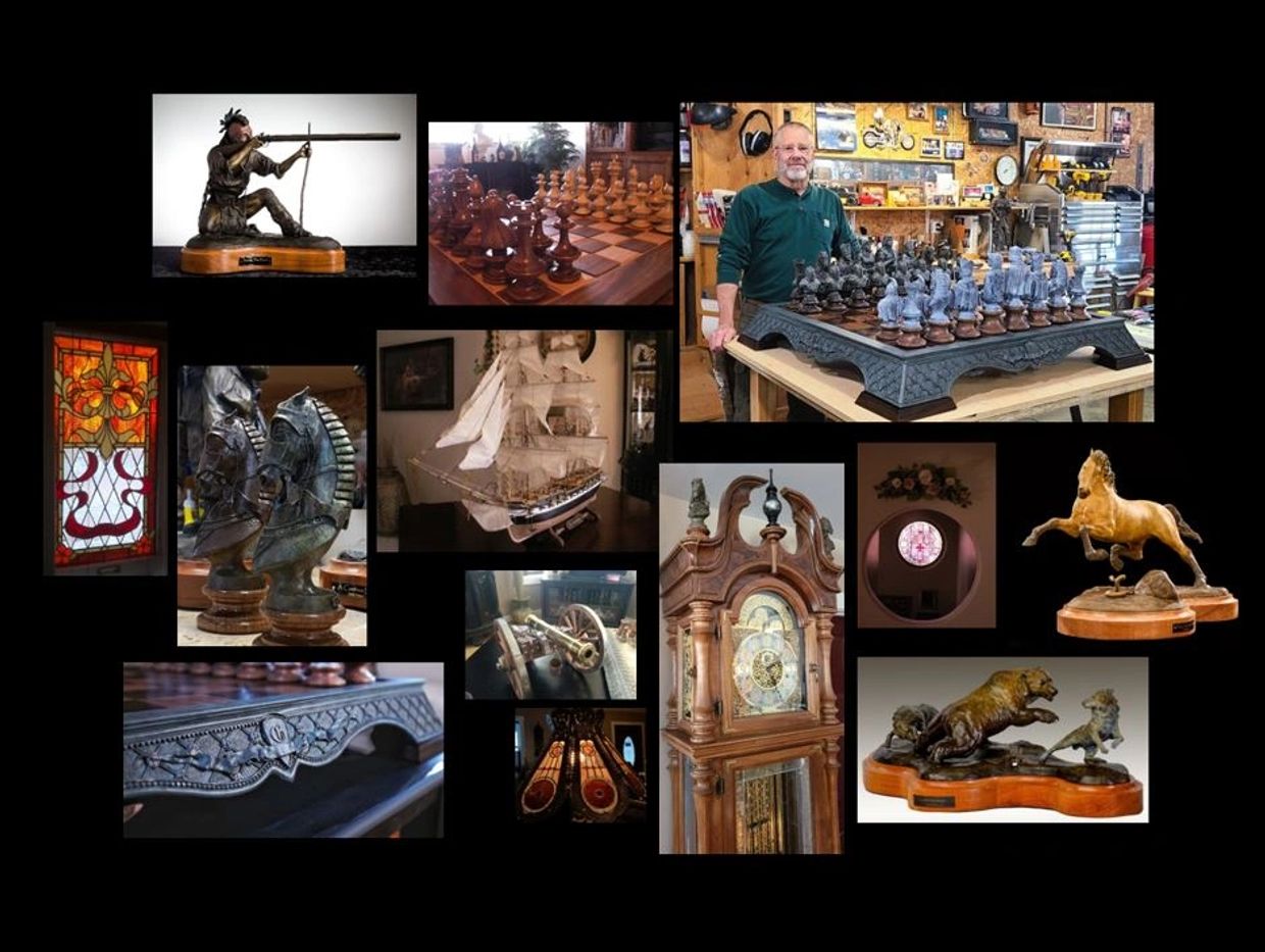 A photo album with Rt world art world