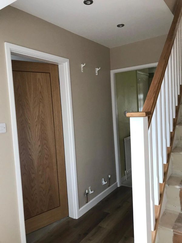 Renovation by Lichfield Premier Interiors. Decorating Joinery Plastering Plumbing Electrics