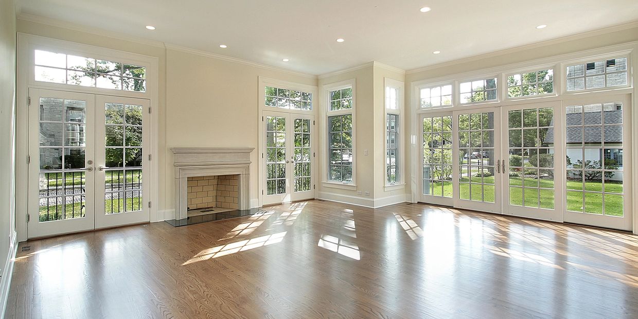 interior of a new buit home with no furniture 