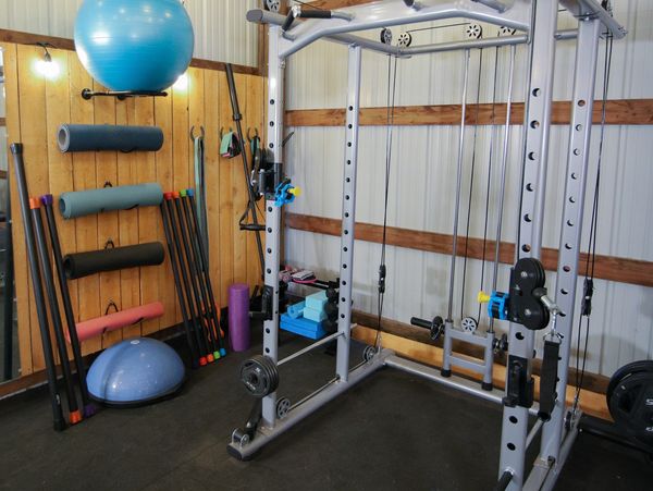 Lopin' Down The Rail Fitness Equestrian Fitness Trainer Personal Trainer for Horse Riders Squat Rack