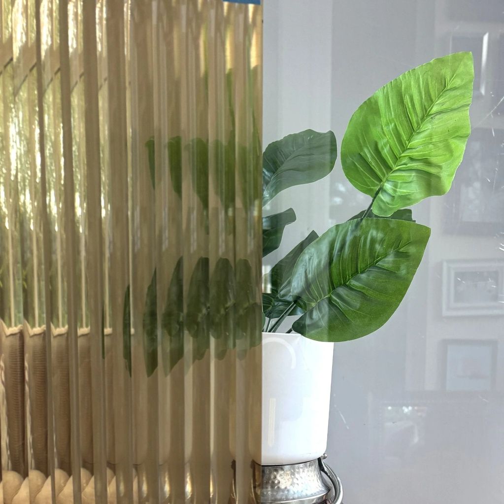 Glare Guard 15mm Reeded Window Film – Premium Fluted Privacy Glass Effect
