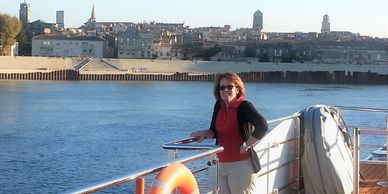 River cruising, Arles, France 