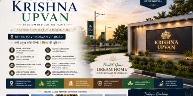 Krishna Upvan premium residential plots near Vrindavan.