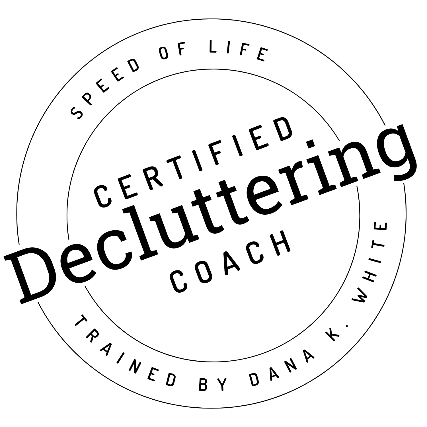 Speed of Life Decluttering Coach Logo
