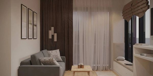 Ein Wohnzimmer das durch die Robert Stone LLC in Batumi, Georgien geplant und realisiert wurde.