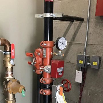 inspection, repairs, modifications, and installation of fire sprinkler systems.