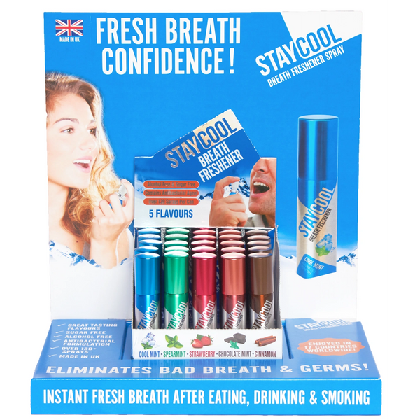 Stay cool breath freshner in 5 flavours