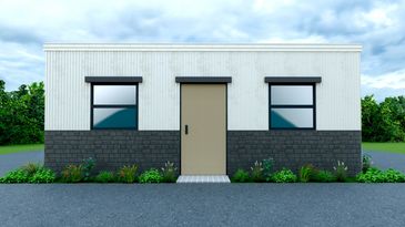 Custom 20 ft office made from shipping containers