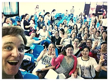 Teacher training in China: English pronunciation, Public  Speaking in English & using Drama!