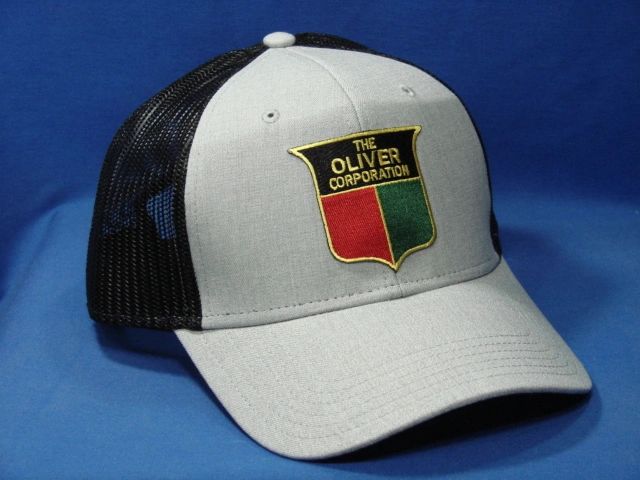 Oliver Super Fleetline Logo Tractor Hat Black/Charcoal/White Twill Mesh Trucker