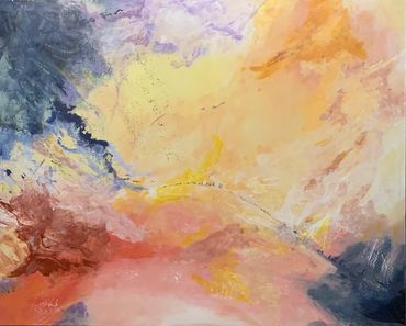 Daybreak  48"x60" acrylic on canvas gallery wrap. SOLD